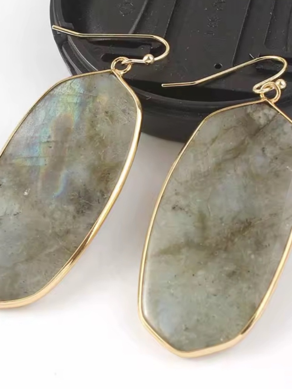 Crystal Goddess Labradorite Gemstone Earrings